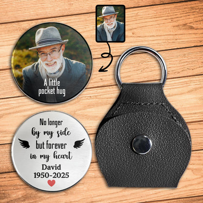 A Little Pocket Hug, Wings And Heart Design