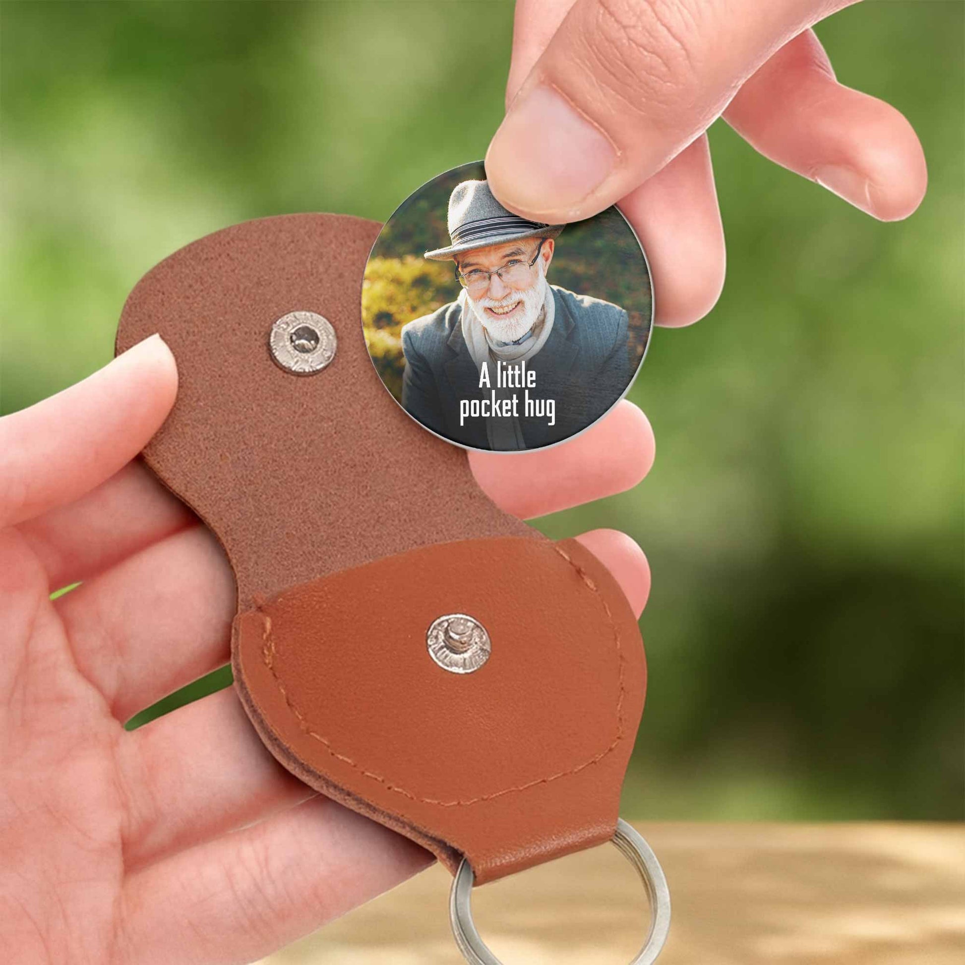 A Little Pocket Hug, Wings And Heart Design