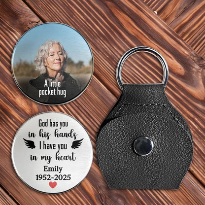 A Little Pocket Hug, Wings And Heart Design