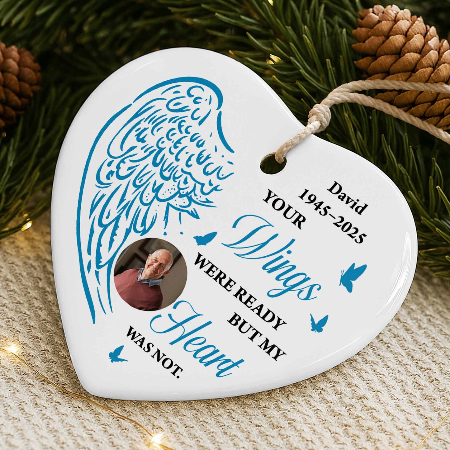 Your Wings Were Ready But My Heart Was Not, Wings and Heart Design