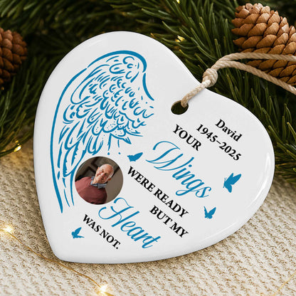 Your Wings Were Ready But My Heart Was Not, Wings and Heart Design