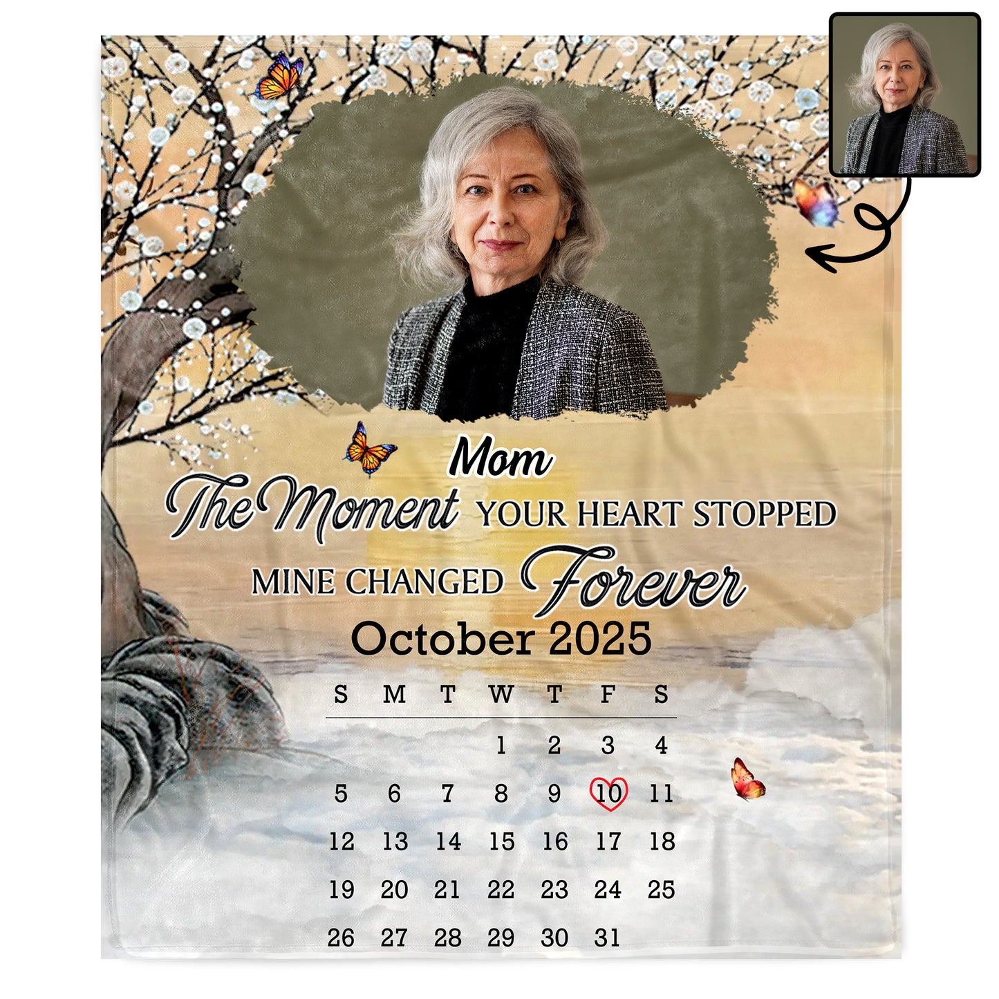 The Moment Your Heart Stopped, Butterflies And Calendar Design