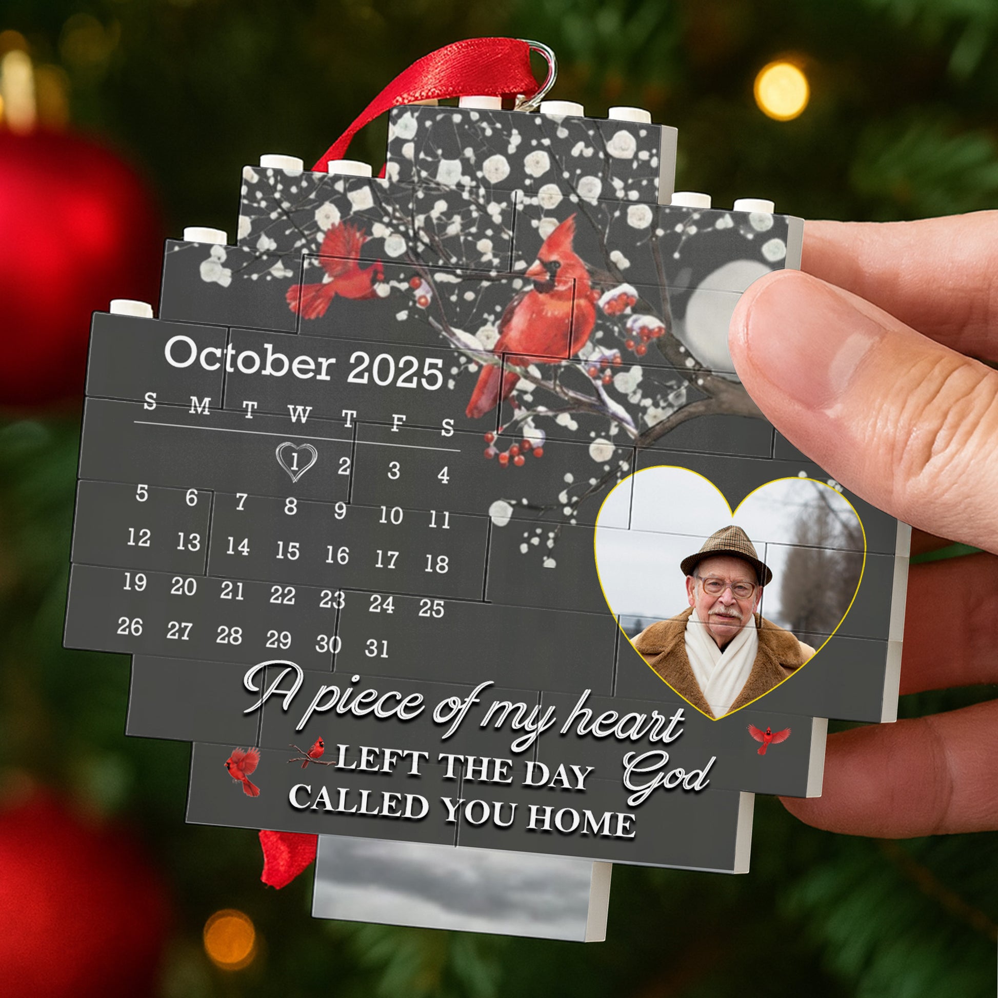 A Piece Of My Heart, Calendar With Cardinal Birds