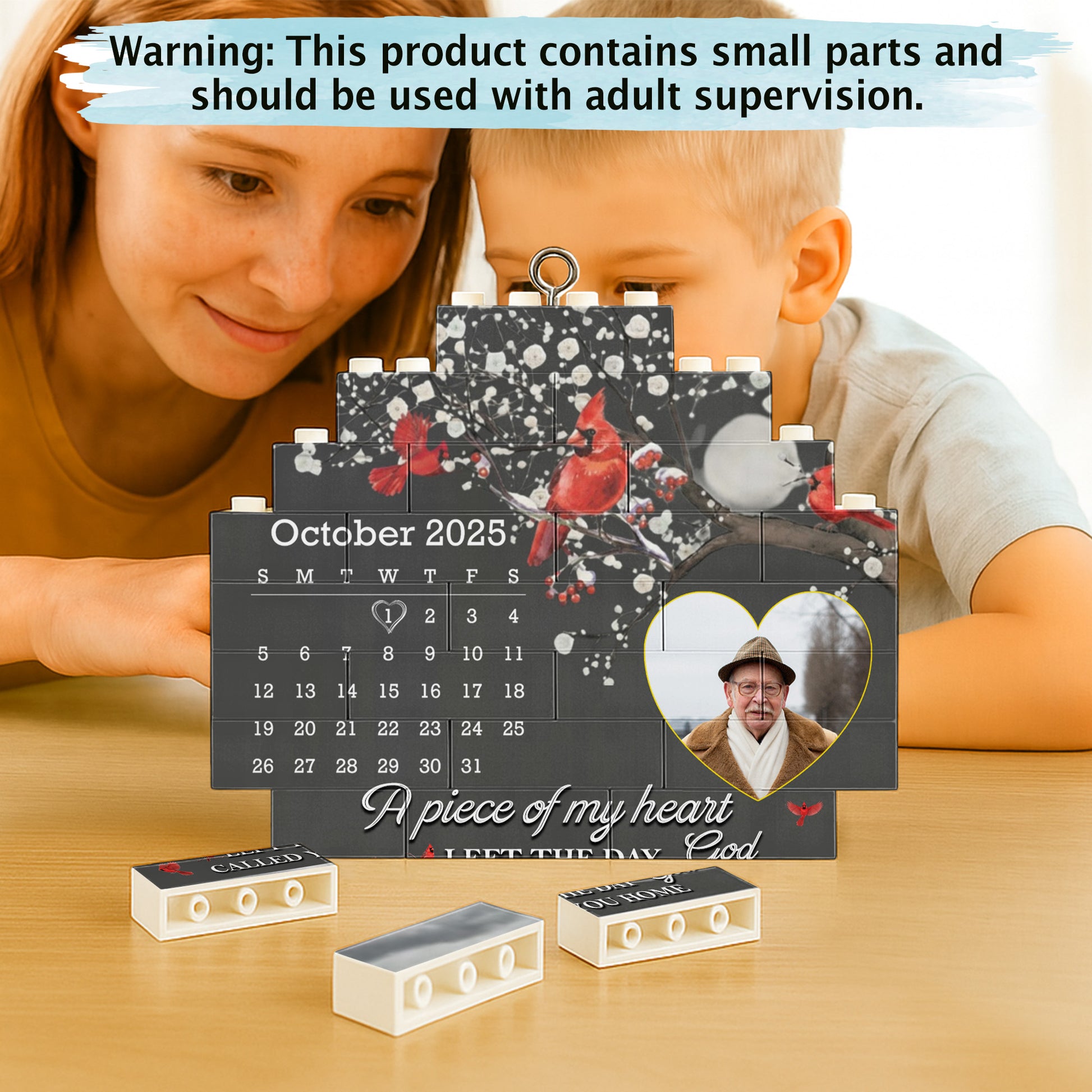 A Piece Of My Heart, Calendar With Cardinal Birds