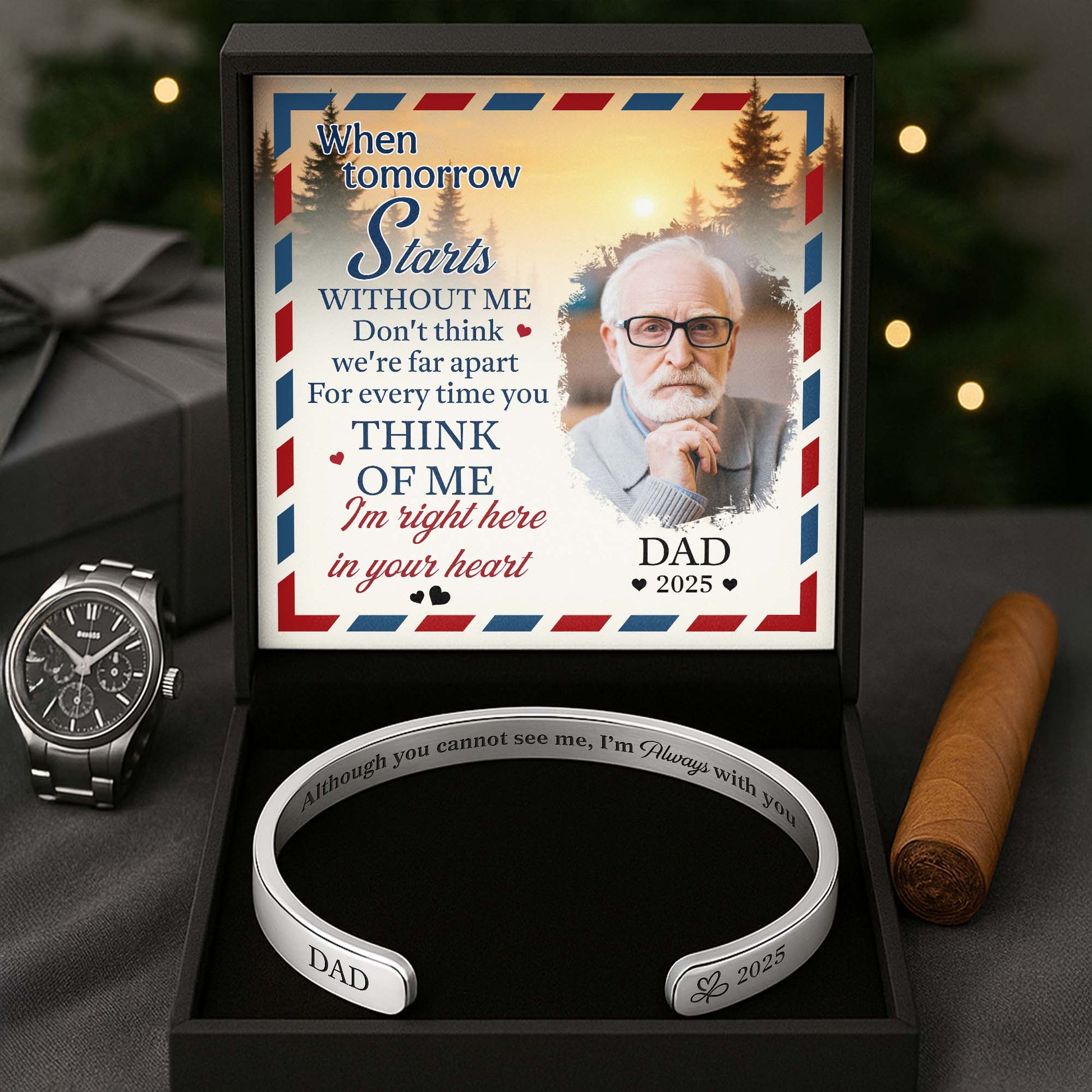 When Tomorrow Starts, Memorial Bracelet For Dad