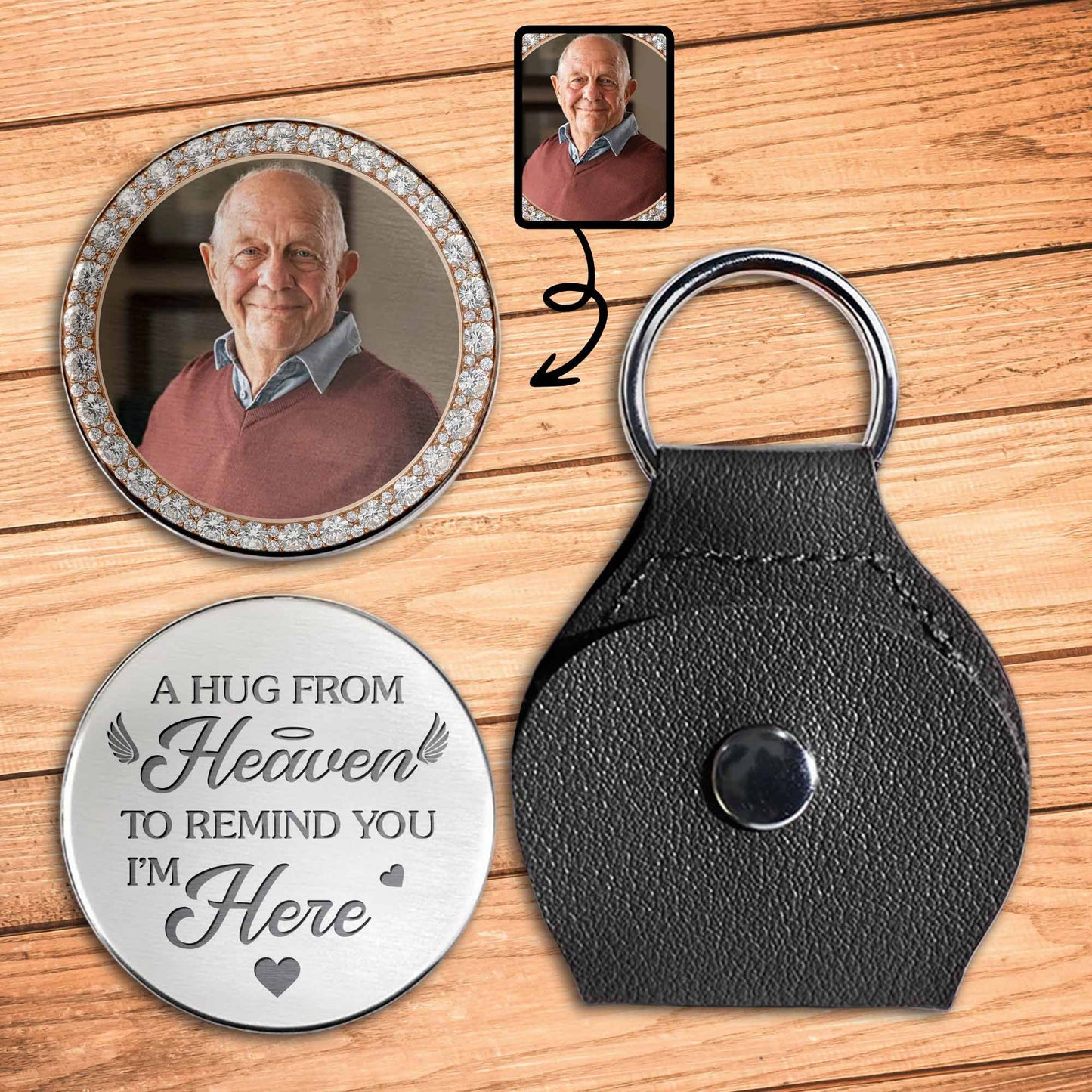 A Hug From Heaven To Remind You I'm Here, Wings and Heart