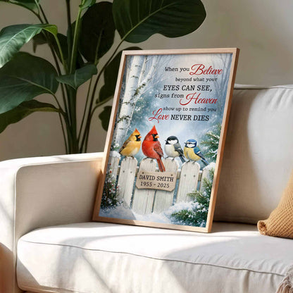 When You Believe, Signs From Heaven, Love Never Dies