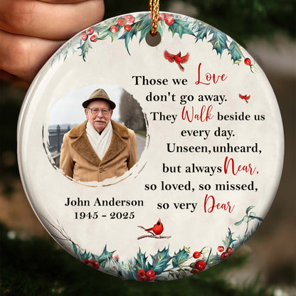 Those We Love, Memorial Custom Ceramic Ornament