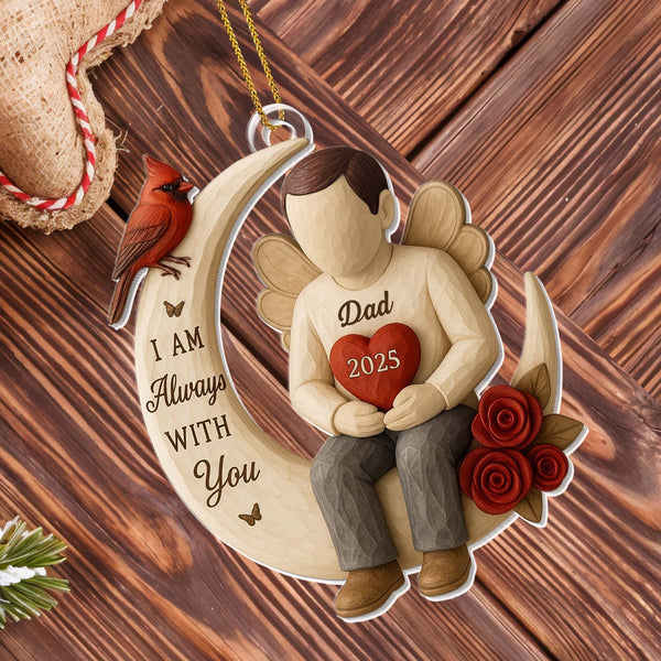 I Am Always With You, Angel Heart Roses Cardinal Bird