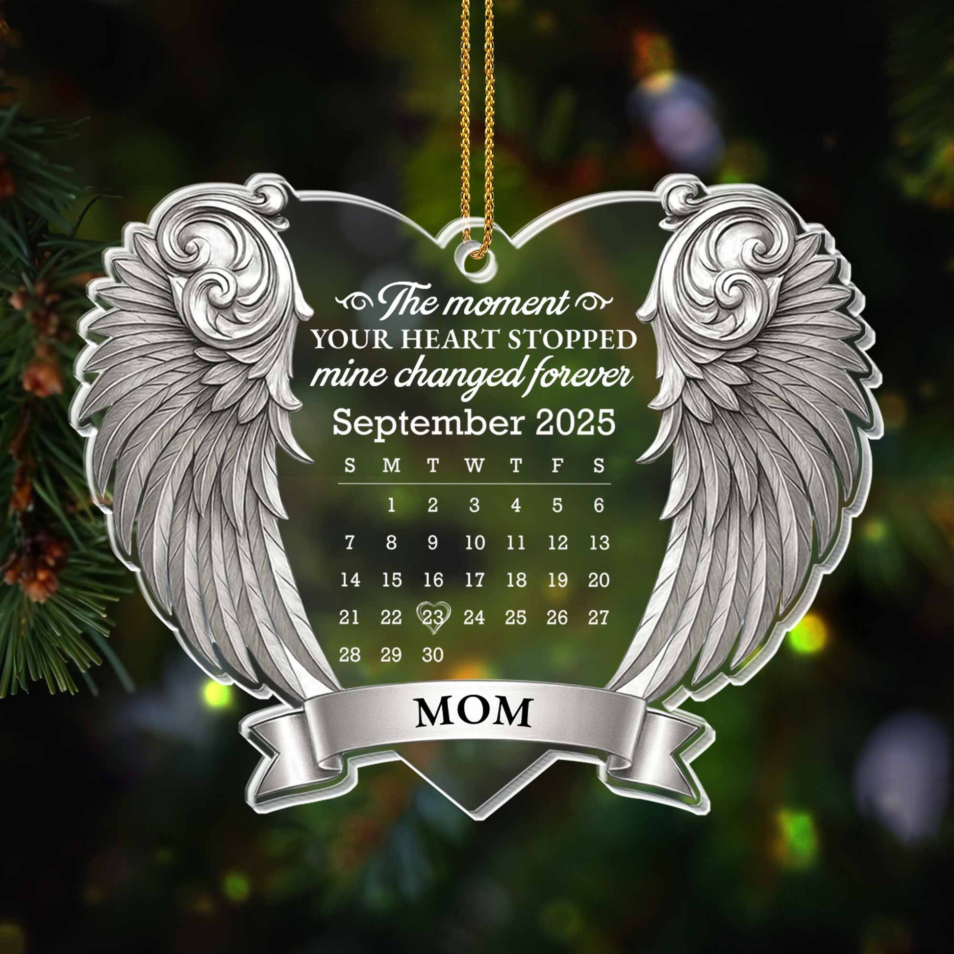 The Moment Your Heart Stopped, Wings and Heart Design