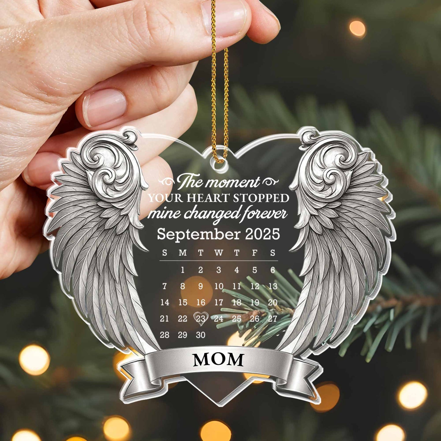 The Moment Your Heart Stopped, Wings and Heart Design