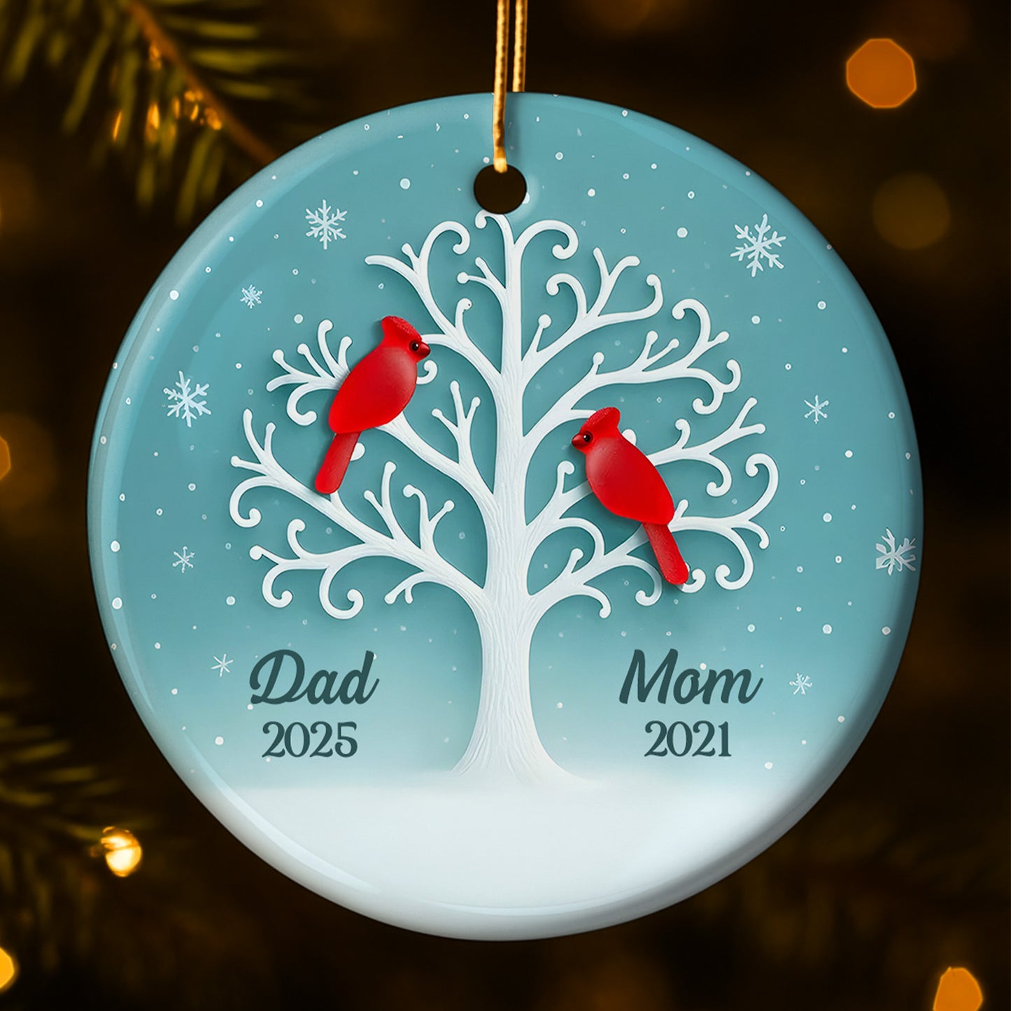 Celebrate The Spirit Of Family With Cardinals And Tree