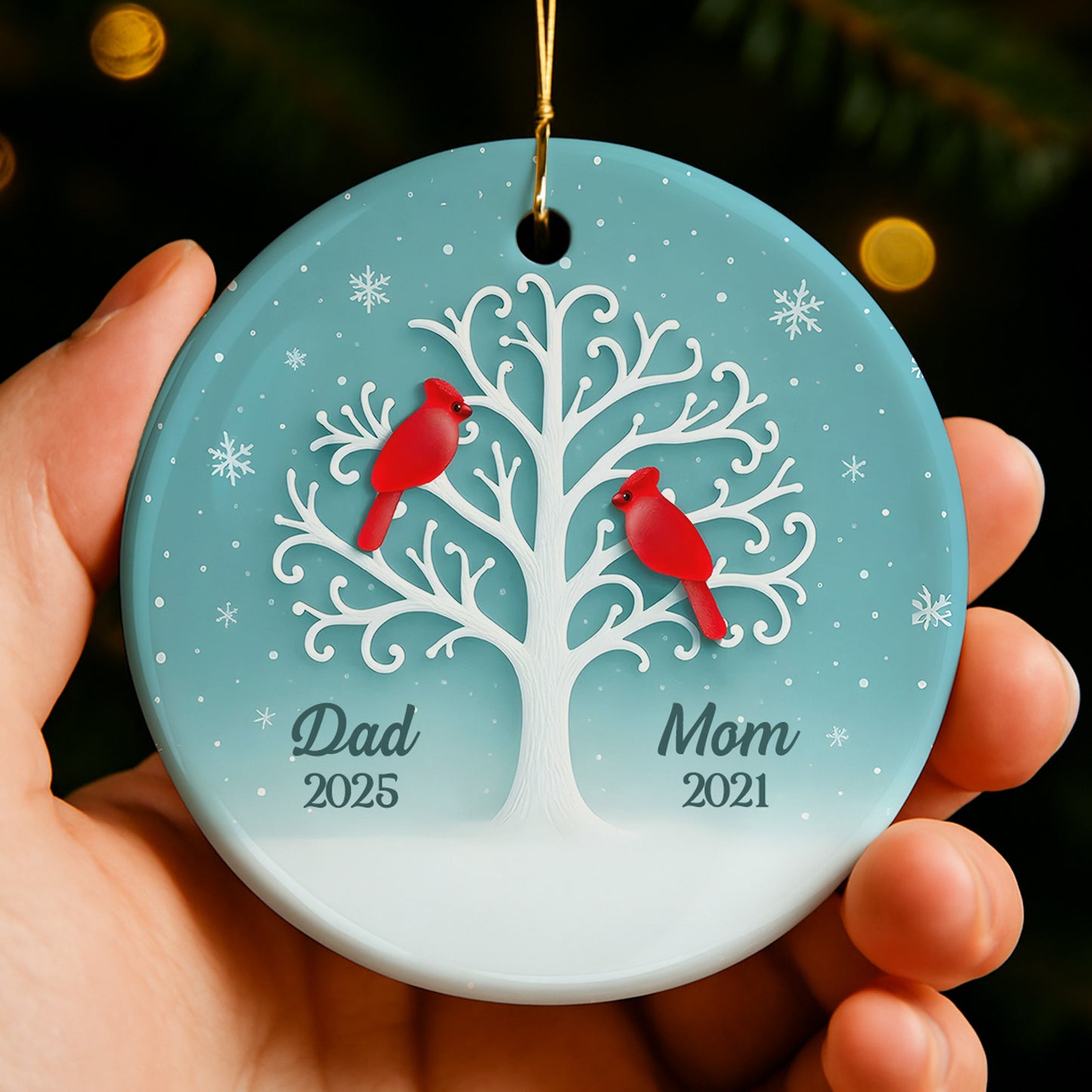 Celebrate The Spirit Of Family With Cardinals And Tree