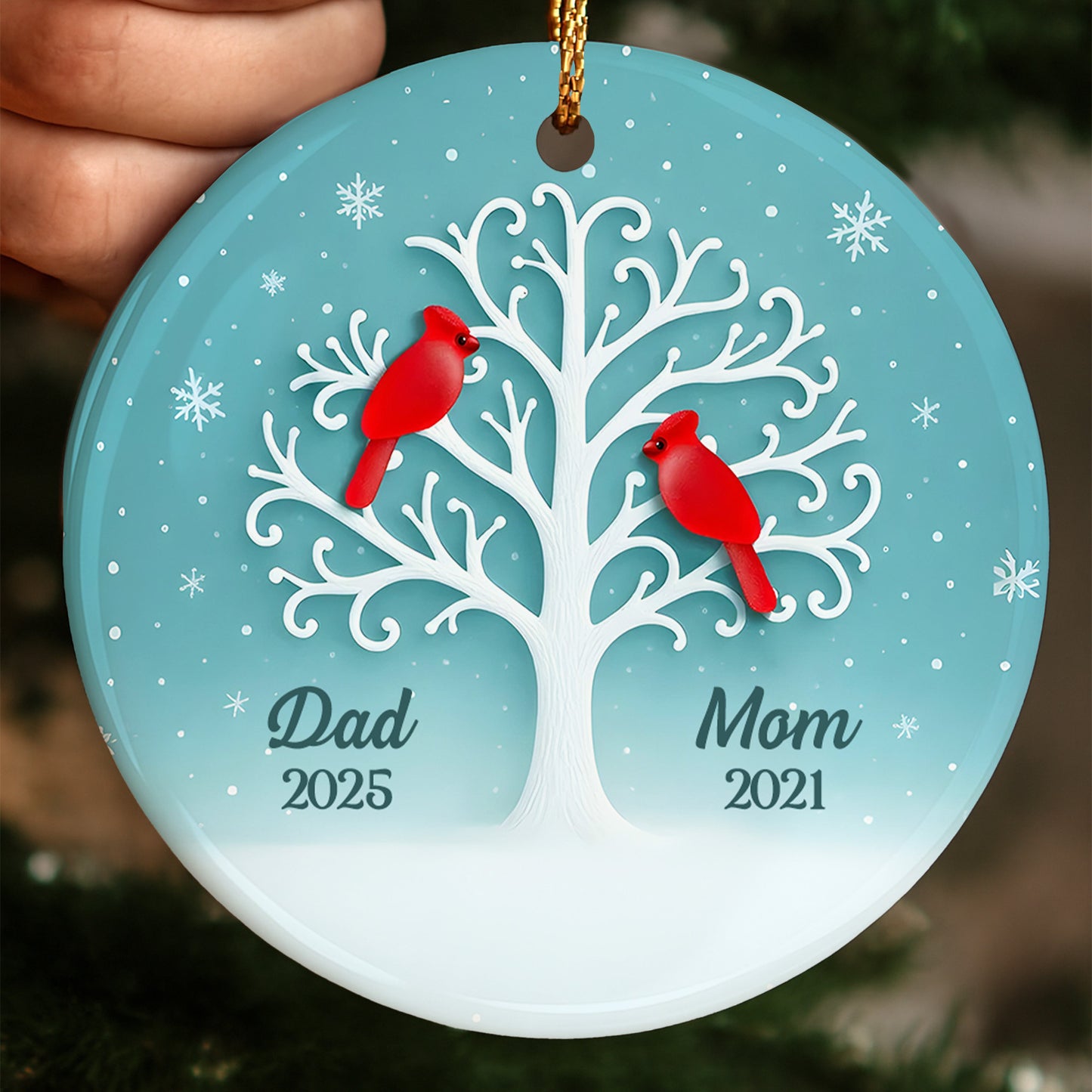 Celebrate The Spirit Of Family With Cardinals And Tree