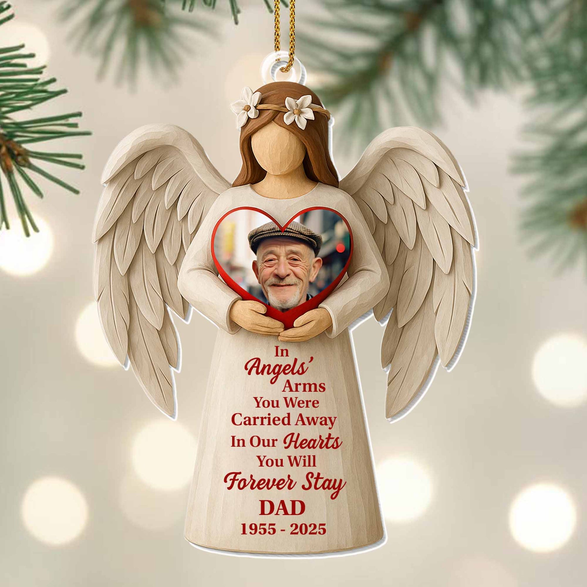 In Angels' Arms, Angel Heart Wings Ornament