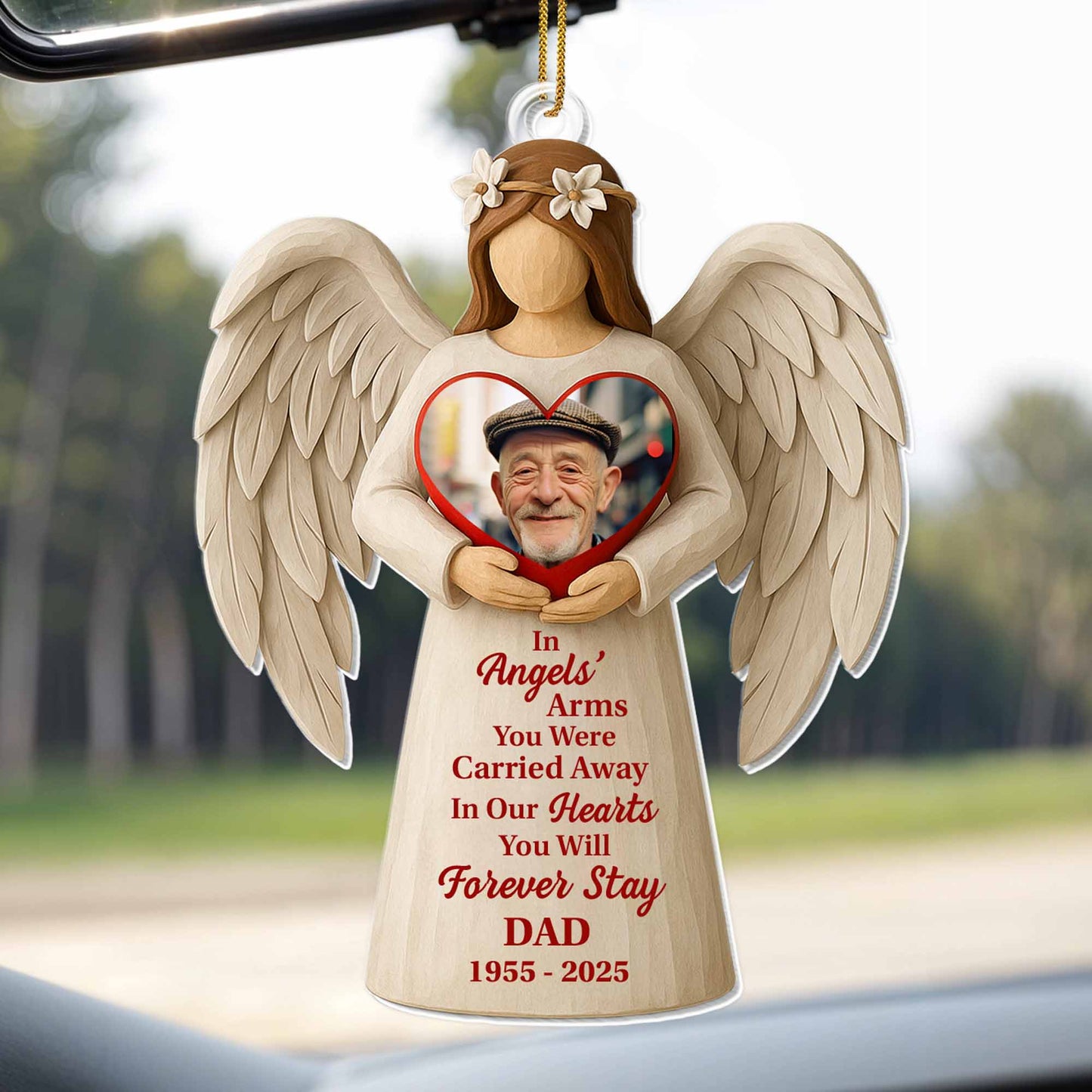 In Angels' Arms, Angel Heart Wings Ornament