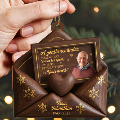 A Gentle Reminder, Heart And Snowflakes Design