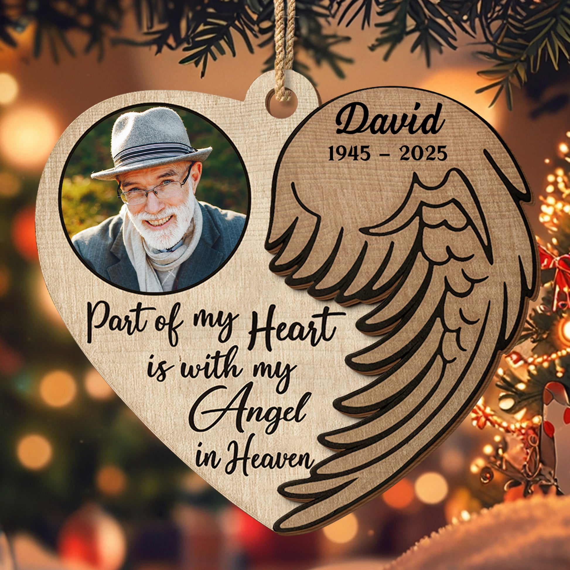 Part Of My Heart Is With My Angel In Heaven, Angel Wings