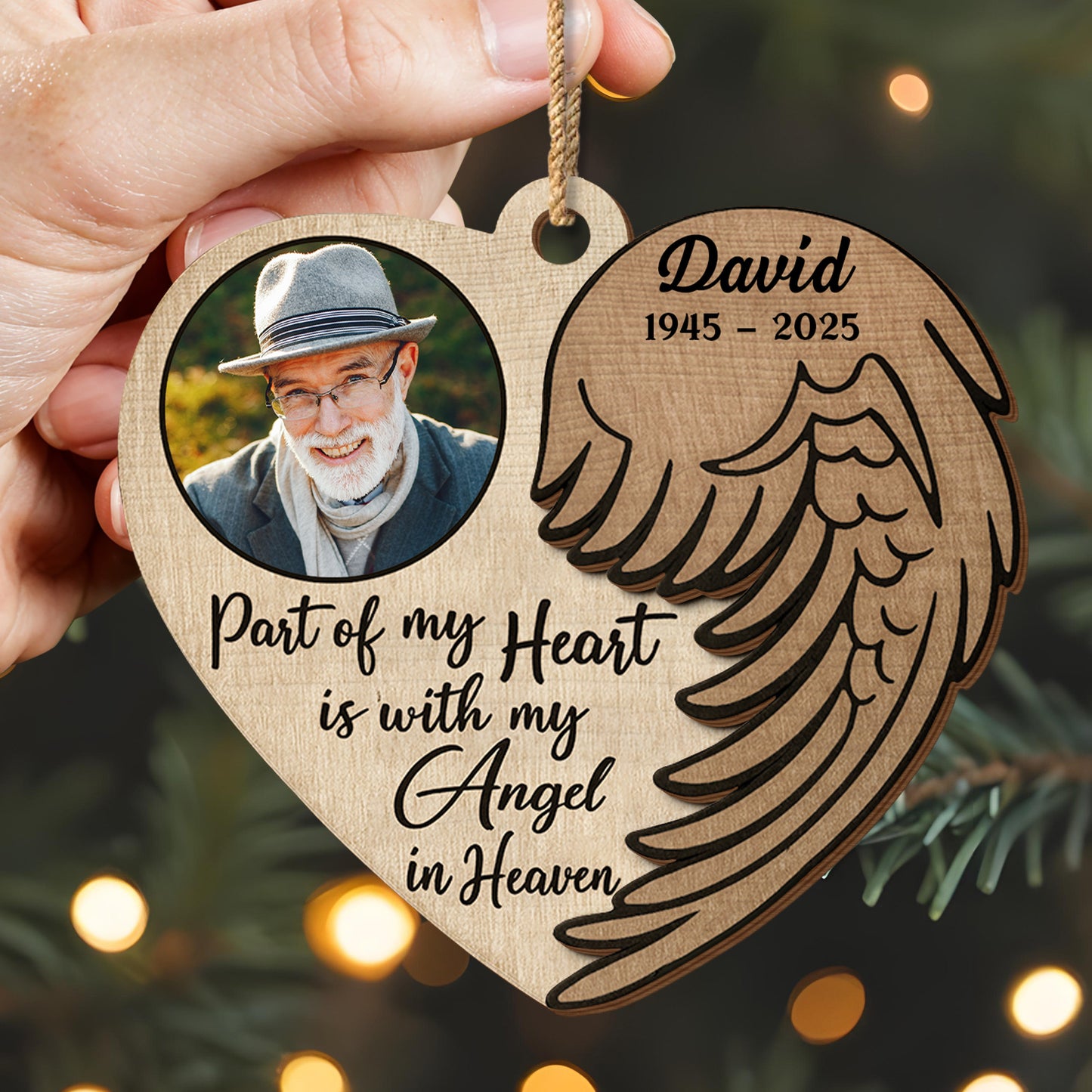 Part Of My Heart Is With My Angel In Heaven, Angel Wings