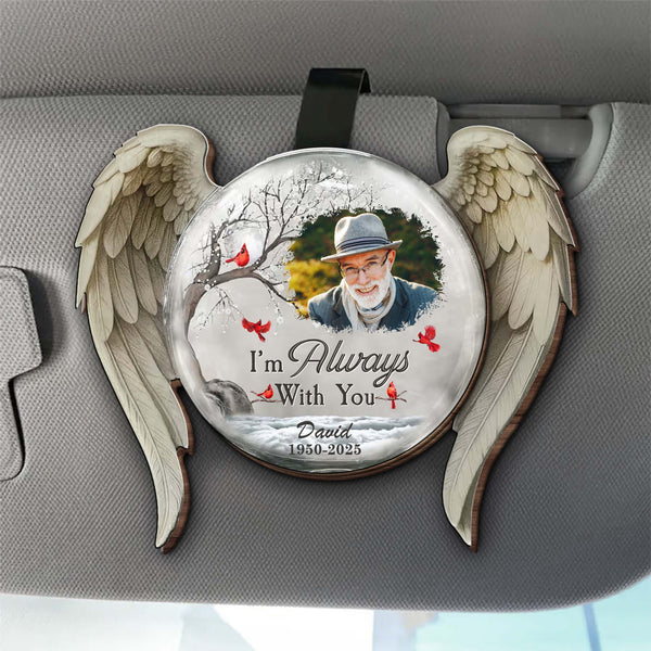 I'm Always With You Angel Design With Cardinal Bird