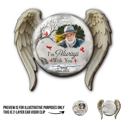 I'm Always With You Angel Design With Cardinal Bird