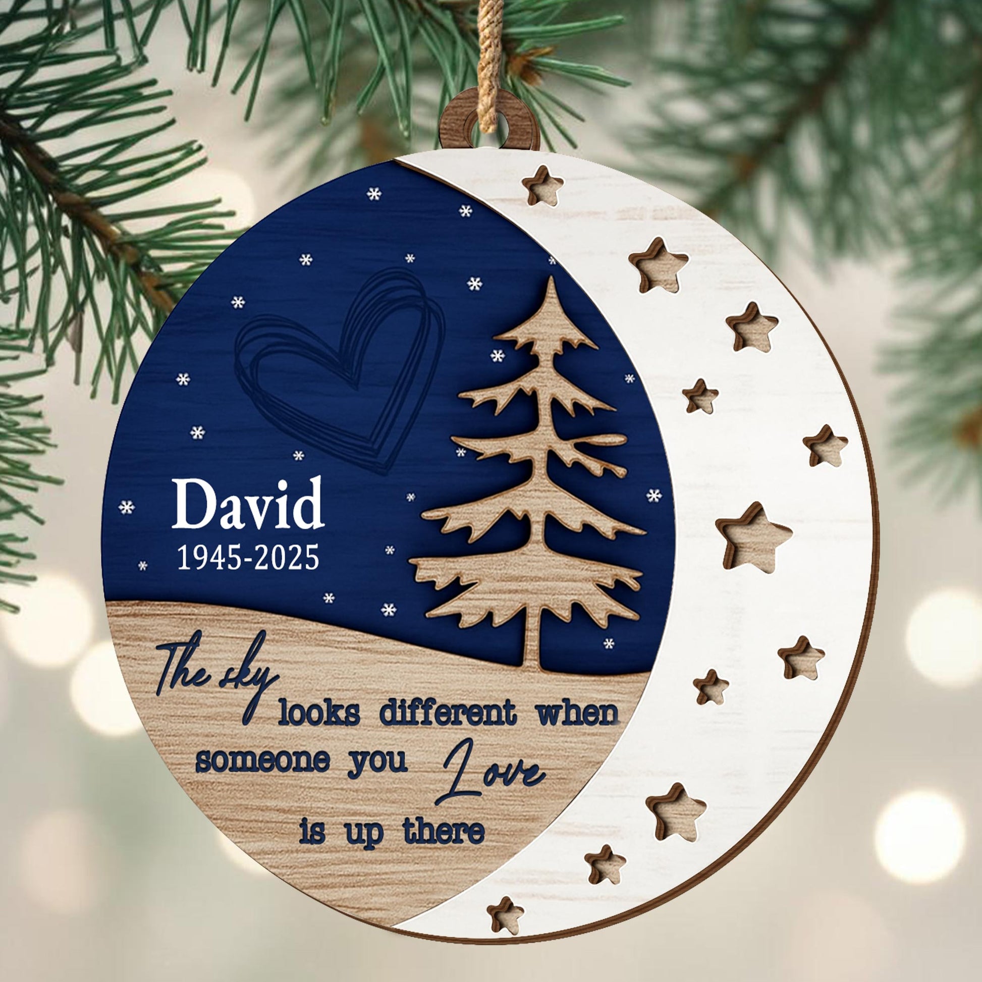 A Little Bit Of Heaven In Our Home, Christmas Tree And Stars