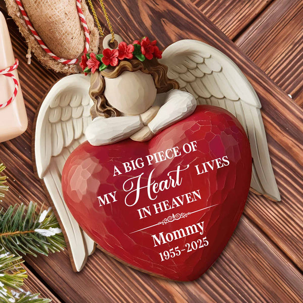 A Big Piece Of My Heart Lives In Heaven, Angel Heart Wings