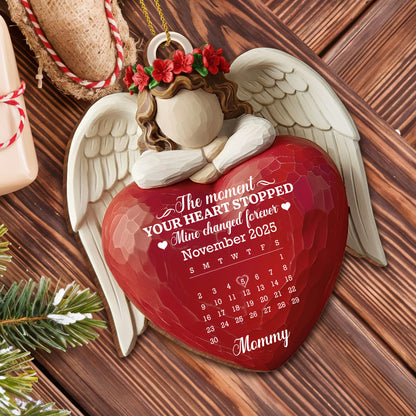 The Moment Your Heart Stopped, Angel Holding Heart