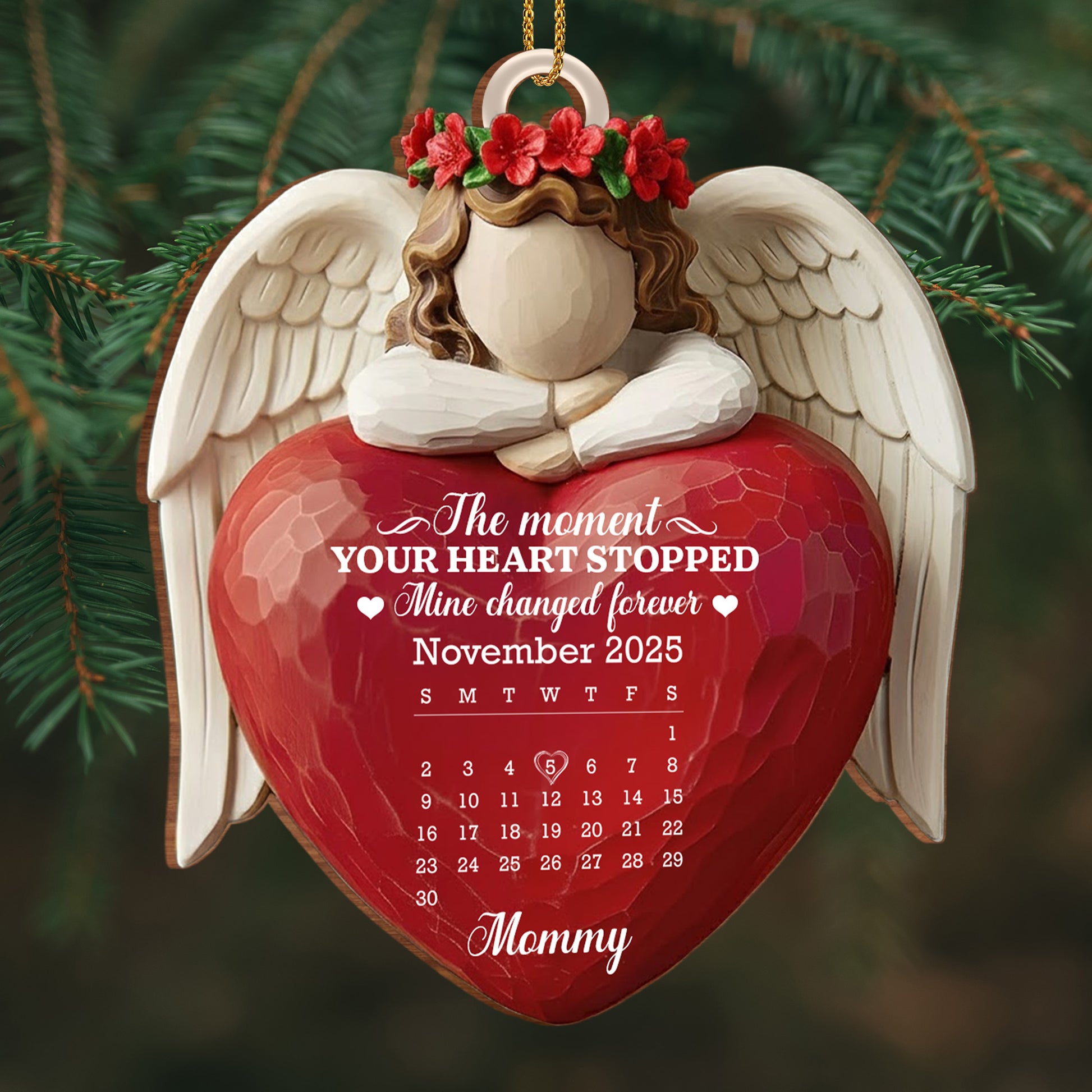 The Moment Your Heart Stopped, Angel Holding Heart