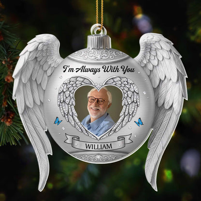 I'm Always With You, Angel Wings Heart Frame
