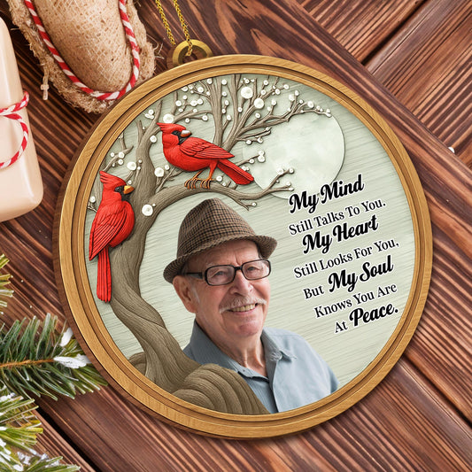 My Mind Still Talks To You, Cardinal Tree Branch Ornament