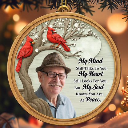 My Mind Still Talks To You, Cardinal Tree Branch Ornament