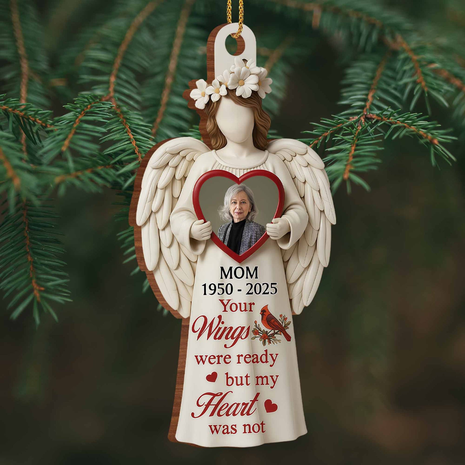 Your Wings Were Ready But My Heart Was Not Angel Ornament