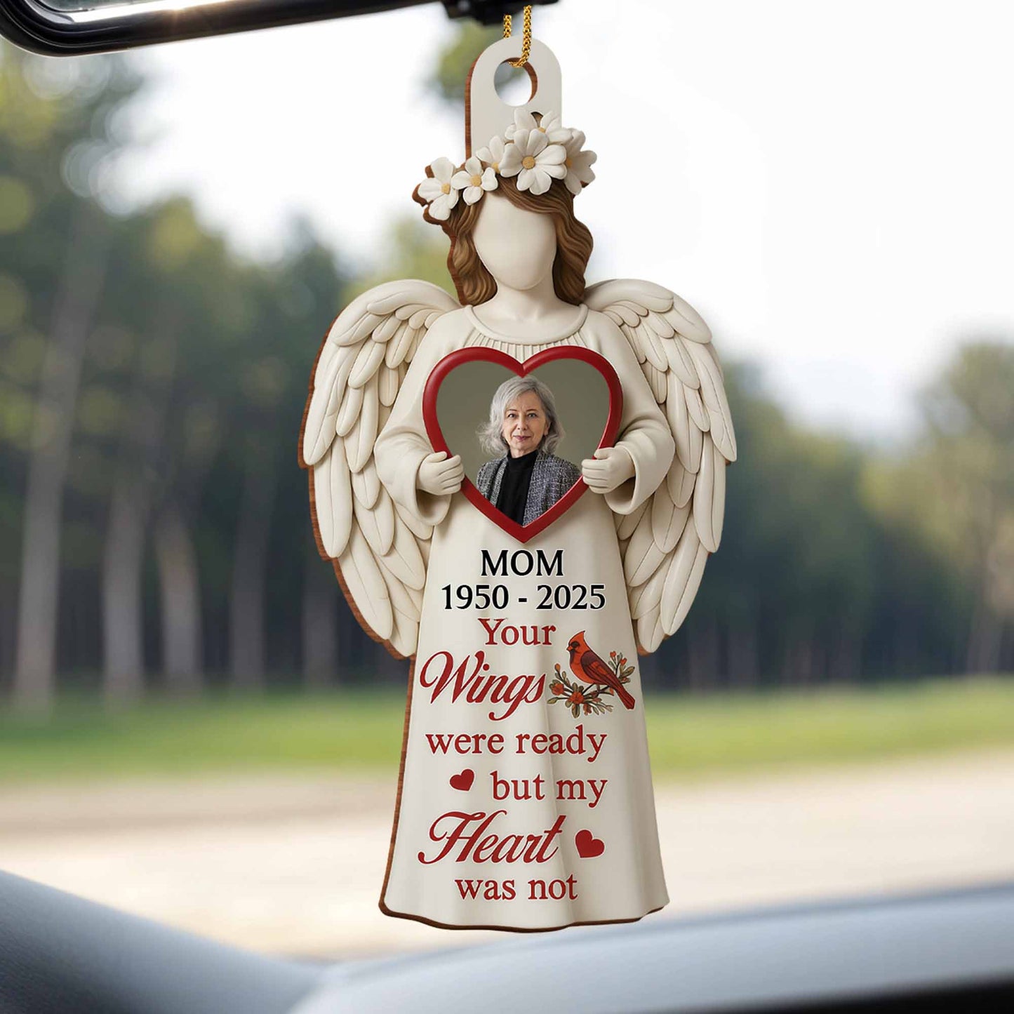 Your Wings Were Ready But My Heart Was Not Angel Ornament