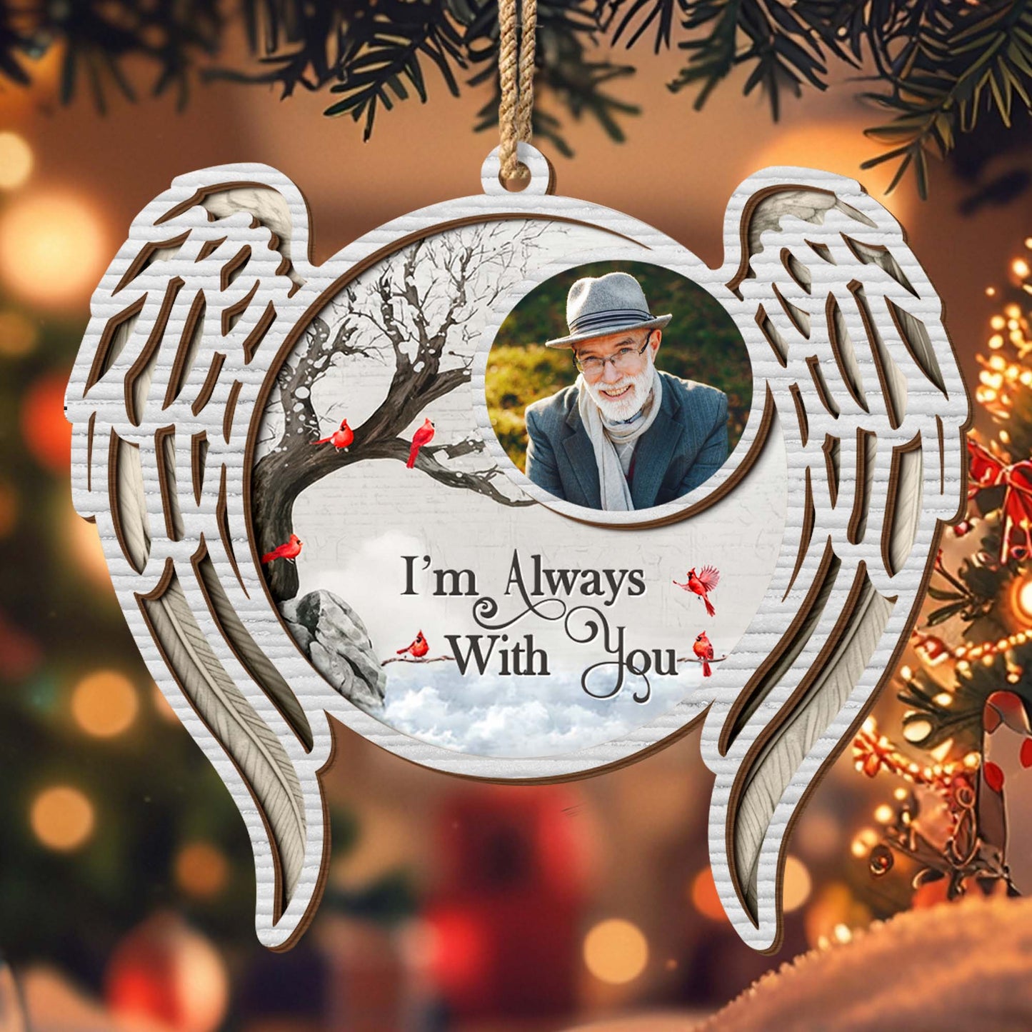I'm Always With You, Wings and Tree Design