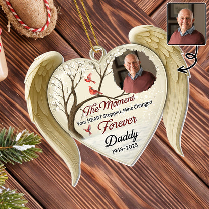 The Moment Your Heart Stopped, Memorial Heart Ornament