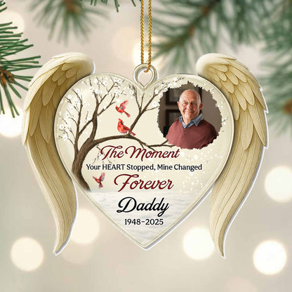 The Moment Your Heart Stopped, Memorial Heart Ornament