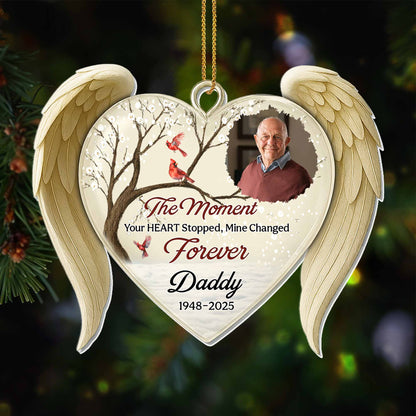 The Moment Your Heart Stopped, Memorial Heart Ornament