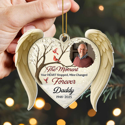 The Moment Your Heart Stopped, Memorial Heart Ornament