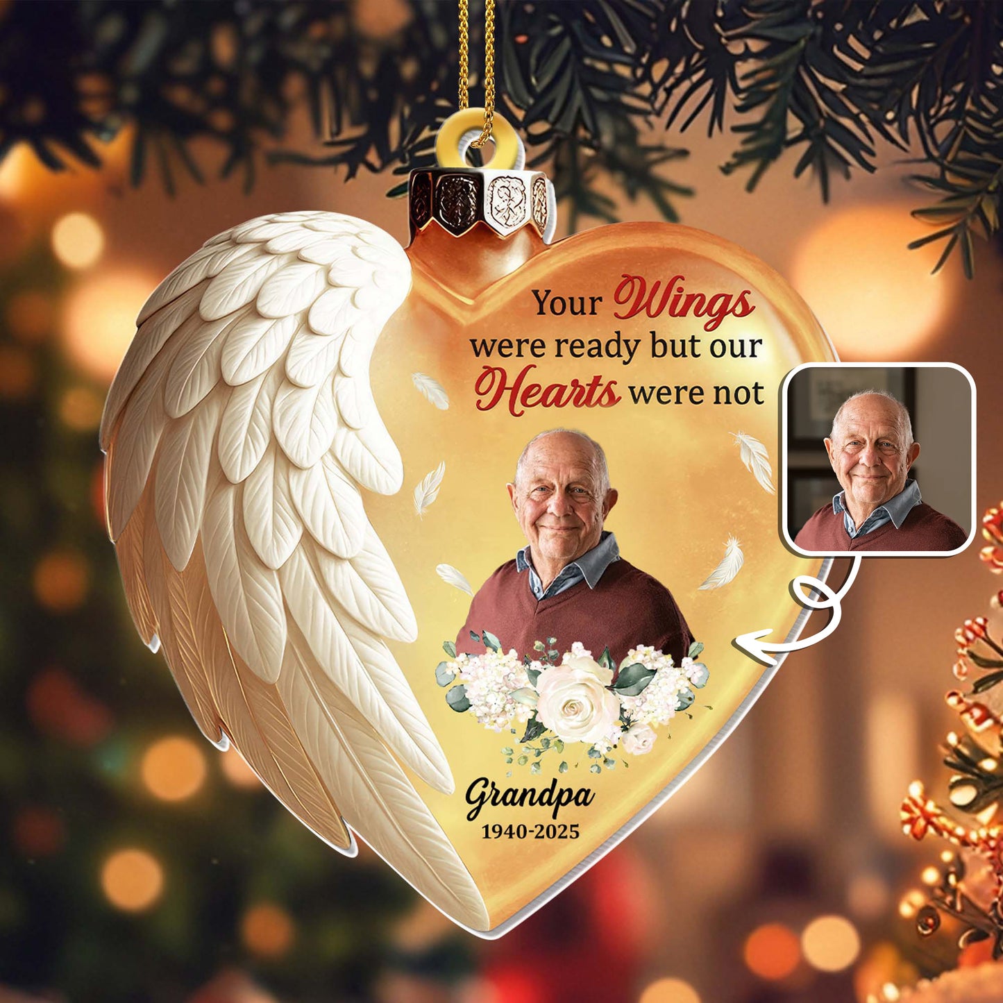 Your Wings Were Ready But Our Hearts Were Not, Wings And Flowers