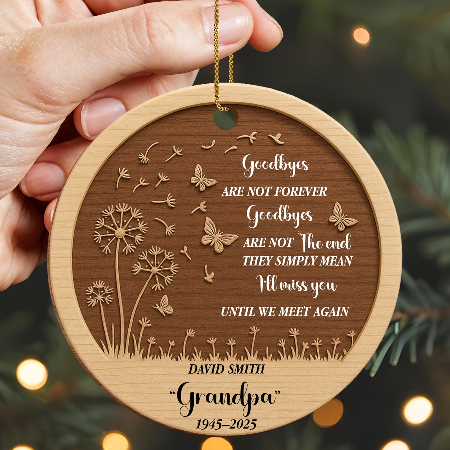 Goodbyes Are Not Forever I'll Miss You Butterflies Dandelions