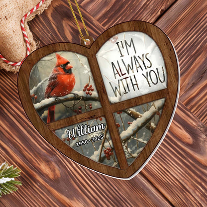 I'm Always With You, Cardinal Bird In Snow