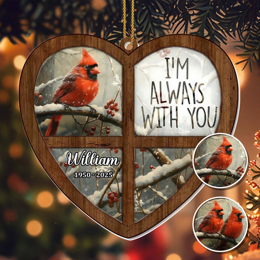 I'm Always With You, Cardinal Bird In Snow