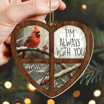 I'm Always With You, Cardinal Bird In Snow