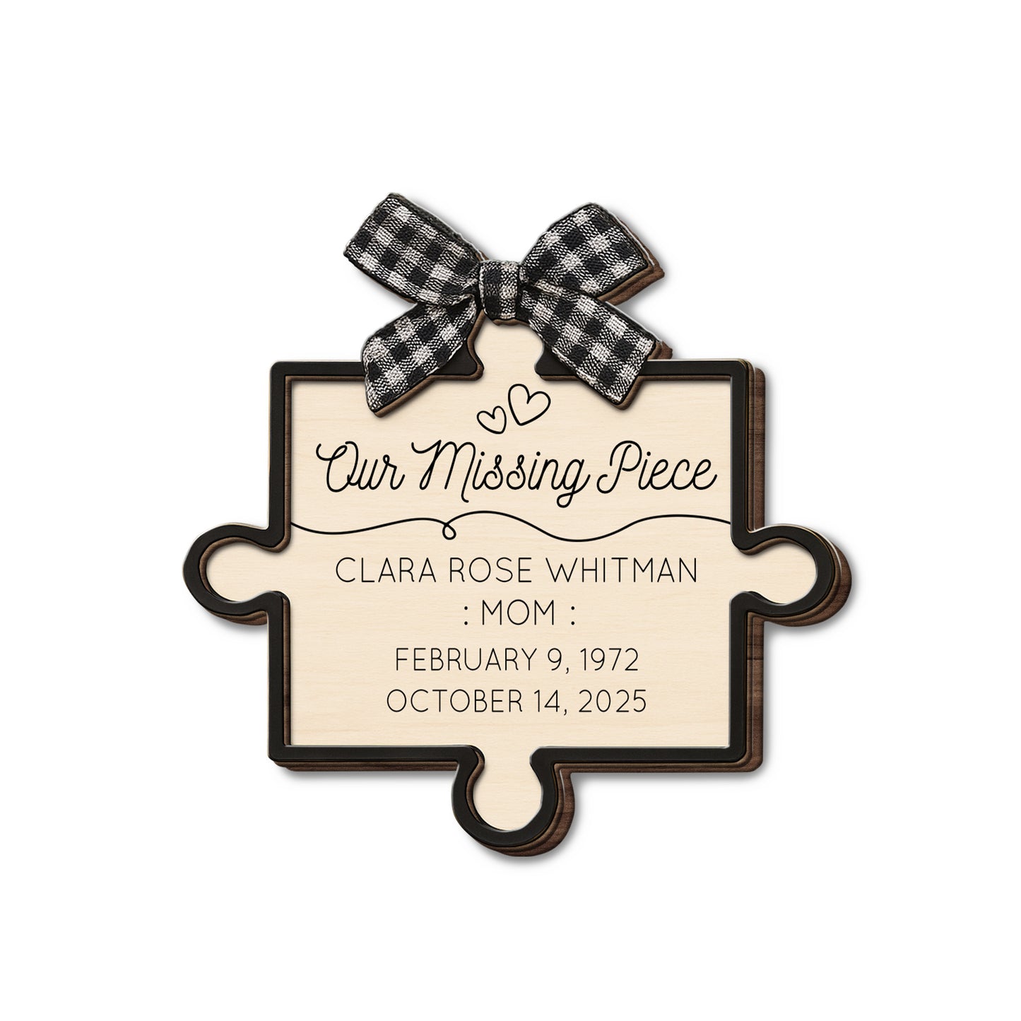 Our Missing Piece With Puzzle Design