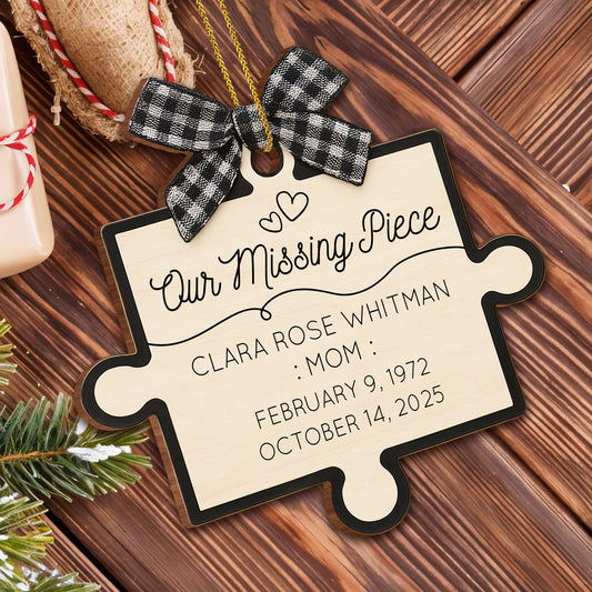 Our Missing Piece Puzzle Ornament