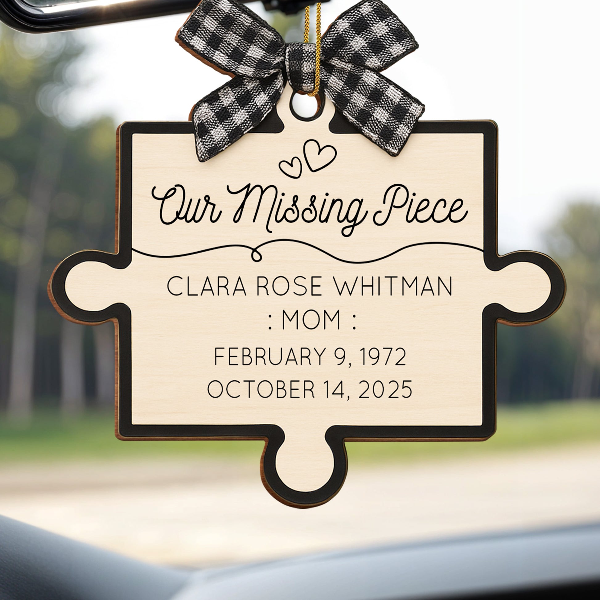 Our Missing Piece Puzzle Ornament