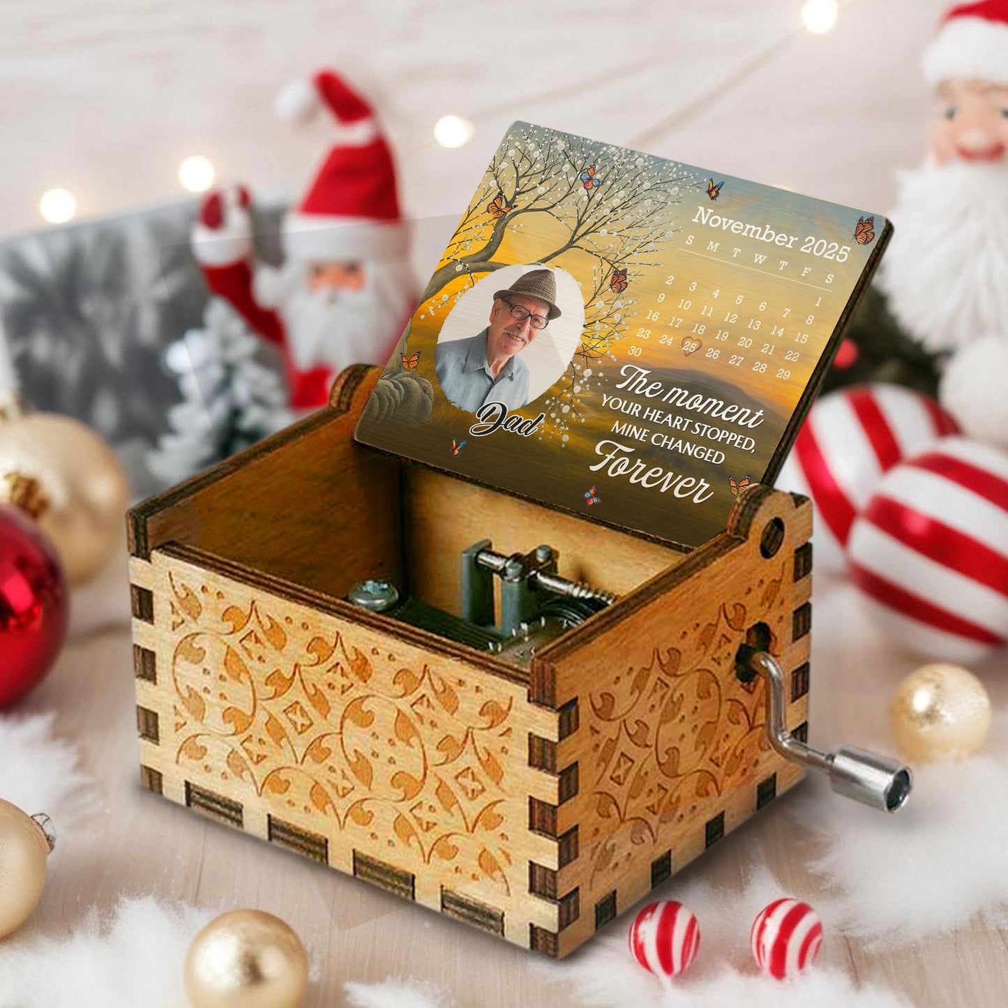 The Moment Your Heart Stopped, Tree And Butterflies Design