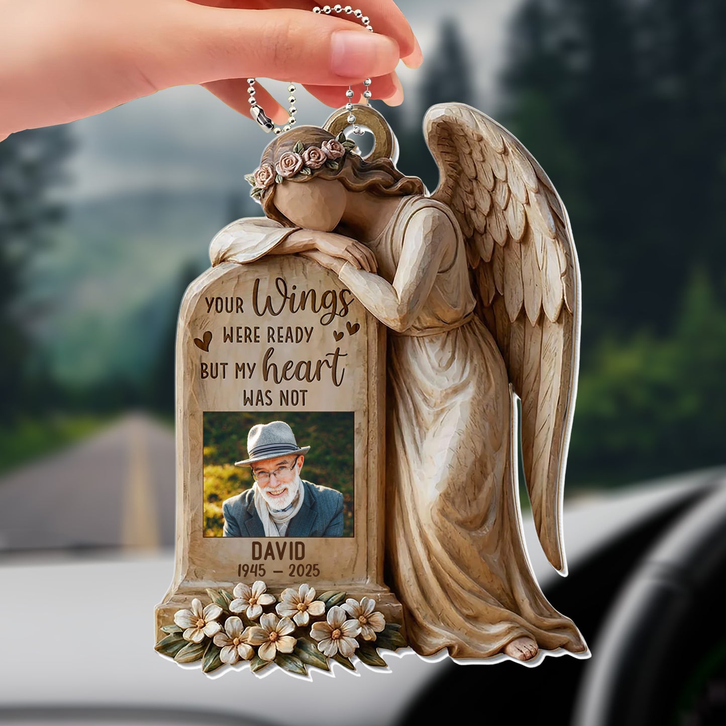 Your Wings Were Ready But My Heart Was Not Angel Ornament