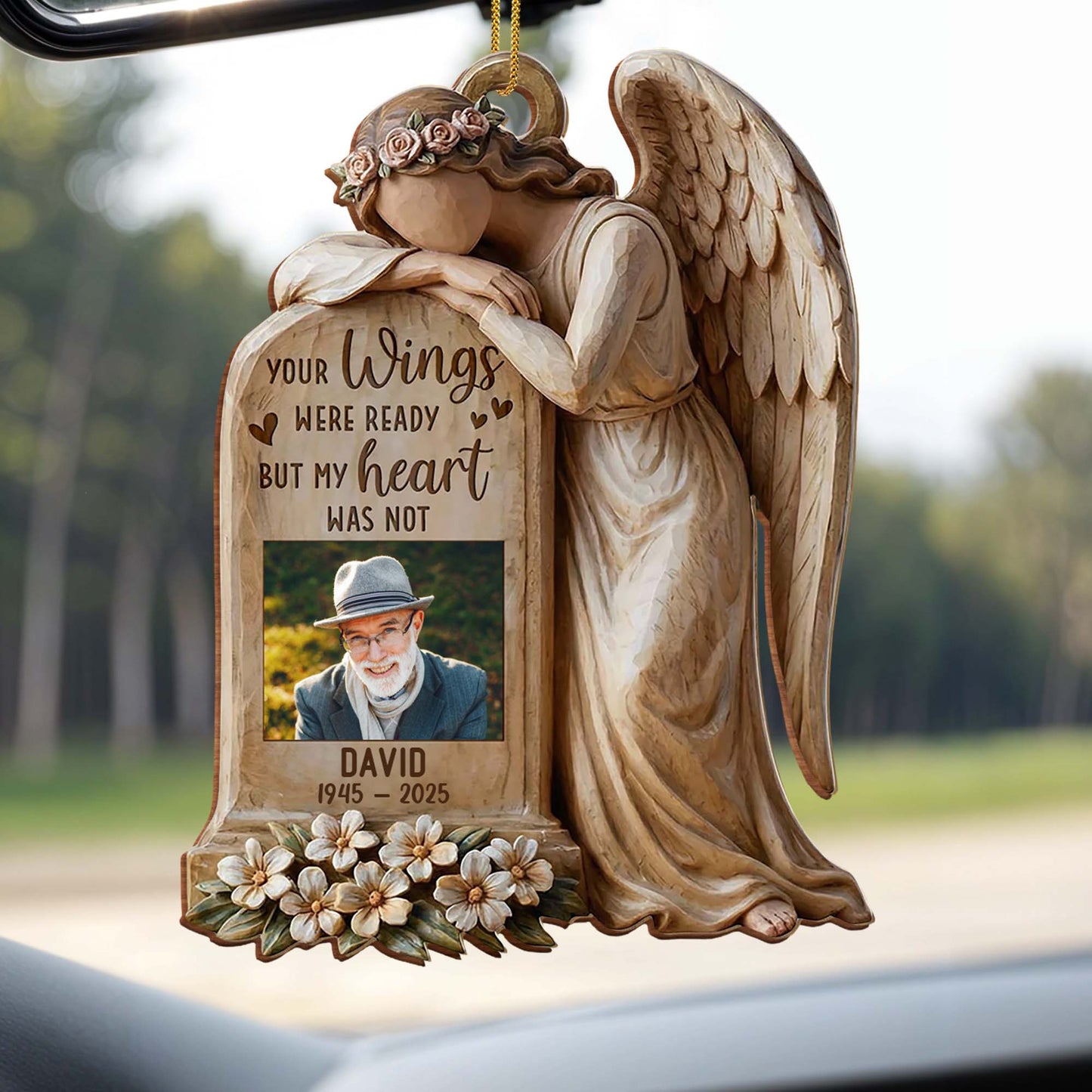 Your Wings Were Ready But My Heart Was Not Angel Ornament